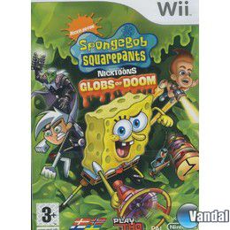 Car�tula SpongeBob SquarePants featuring Nicktoons: Globs of Doom Wii