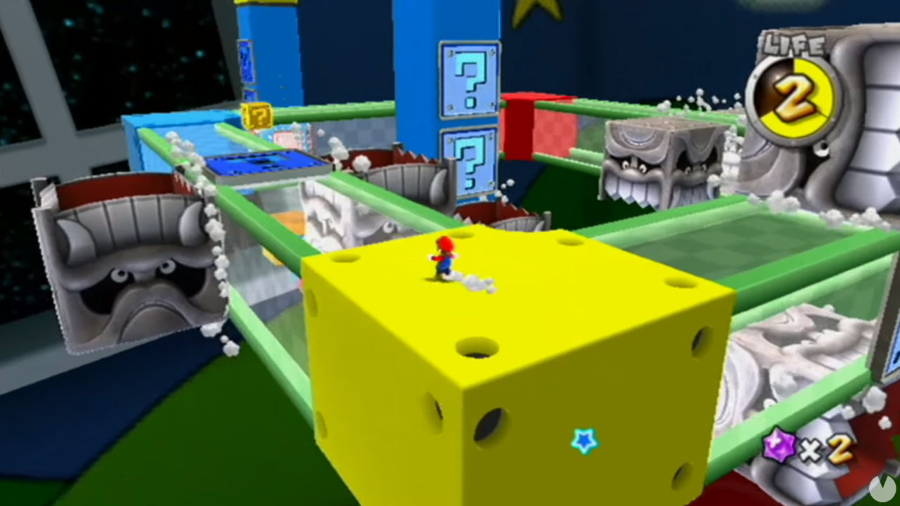 Galaxia Caja De Juguetes En Super Mario Galaxy Al Y Estrellas