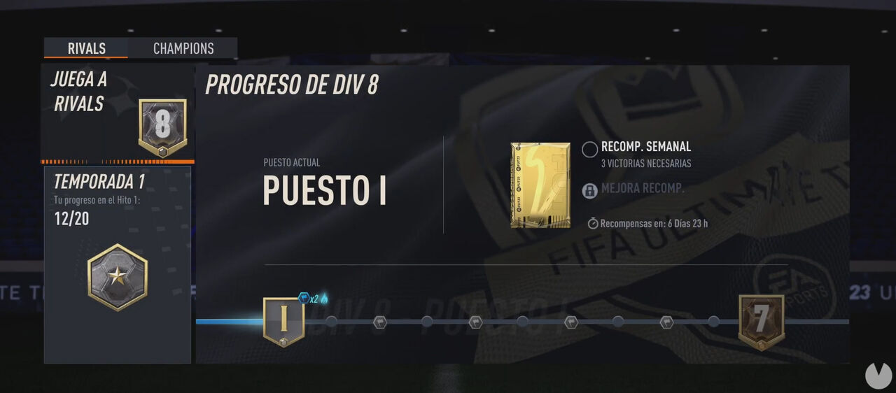 FIFA 23 Recompensas Division Rivals Horarios Y Divisiones FUT 23