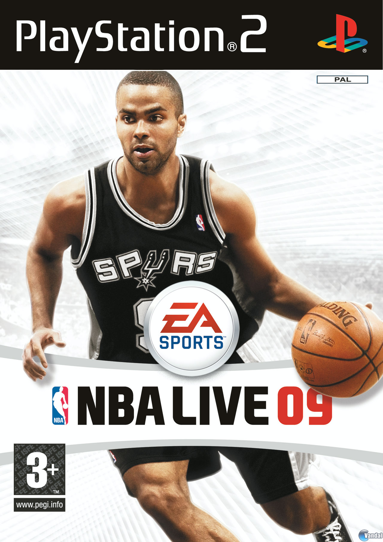 Car�tula NBA LIVE 09 PlayStation 2