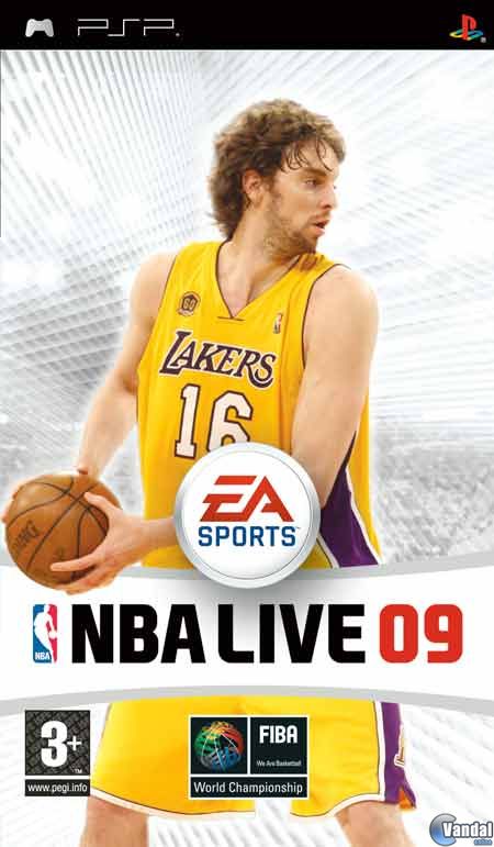 Car�tula NBA LIVE 09 PSP