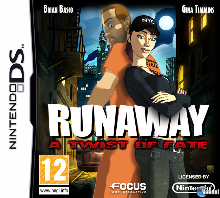 Car�tula Runaway: A Twist of Fate Nintendo DS