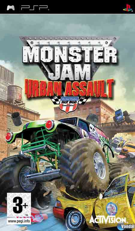 Car�tula Monster Jam: Urban Assault  PSP