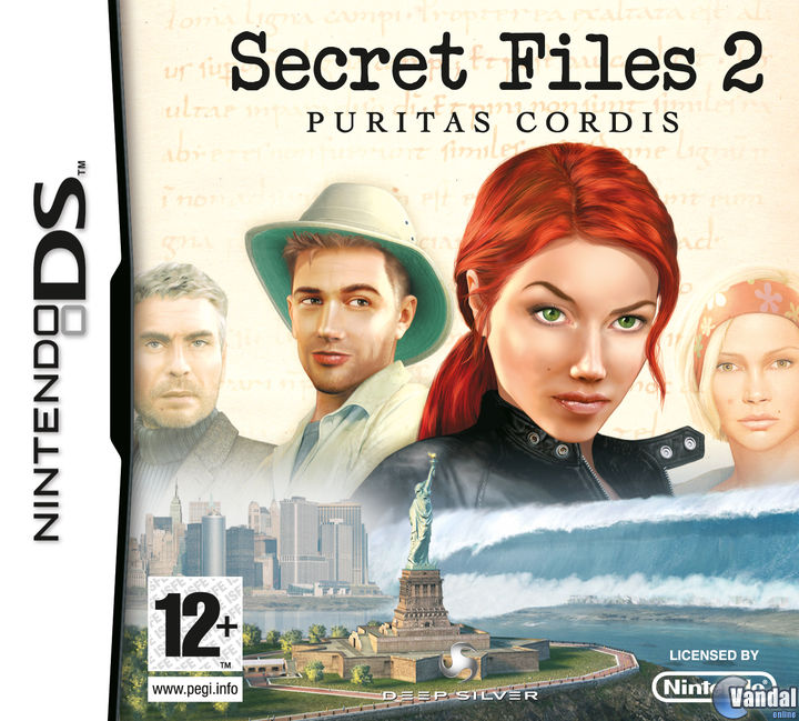Car�tula Secret Files 2: Puritas Cordis Nintendo DS