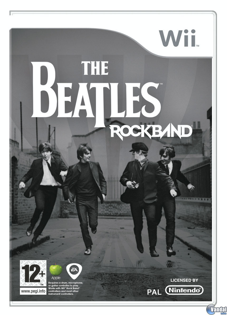 Car�tula The Beatles: Rock Band Wii