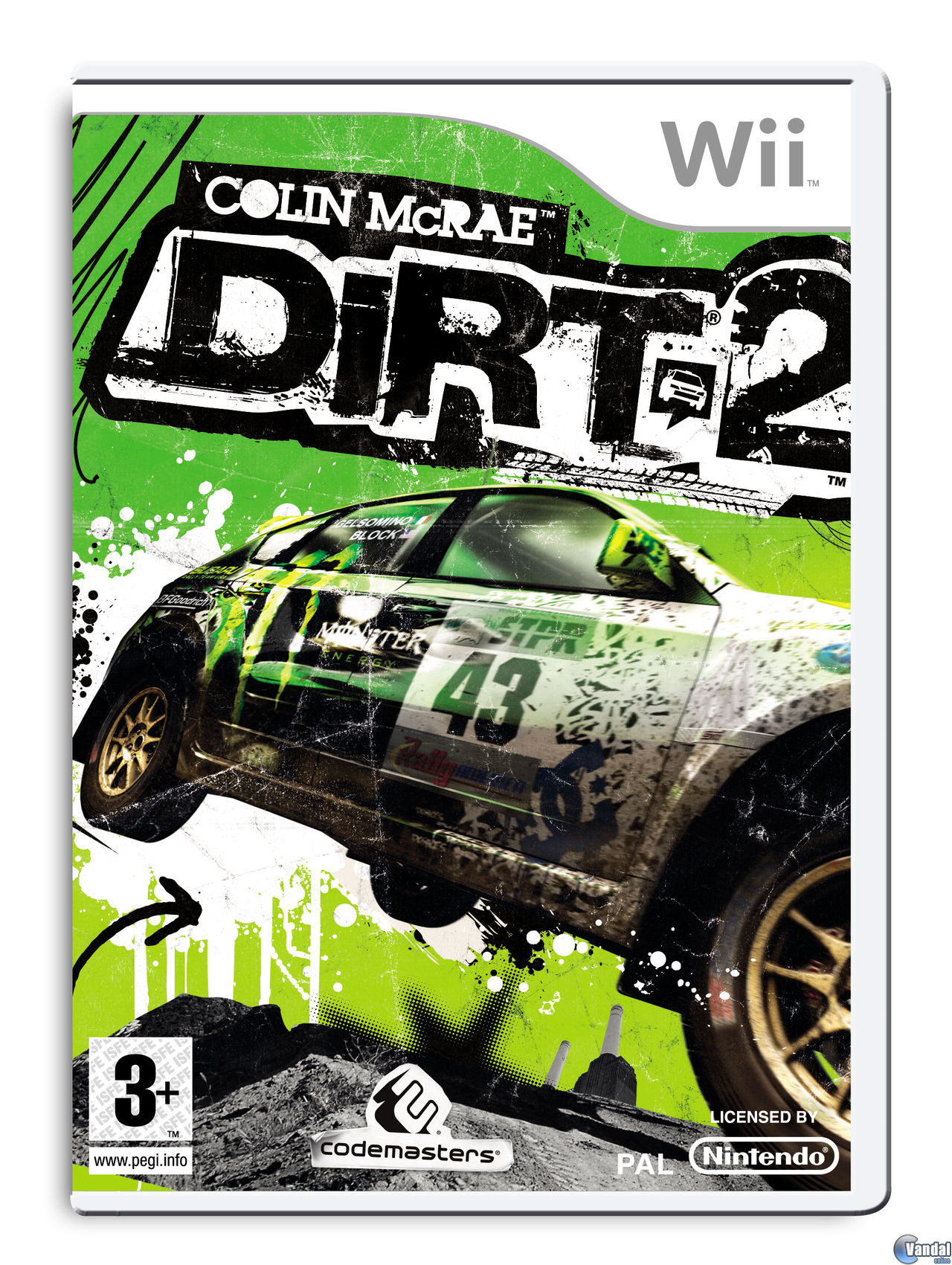 Car�tula Colin McRae: DIRT 2 Wii