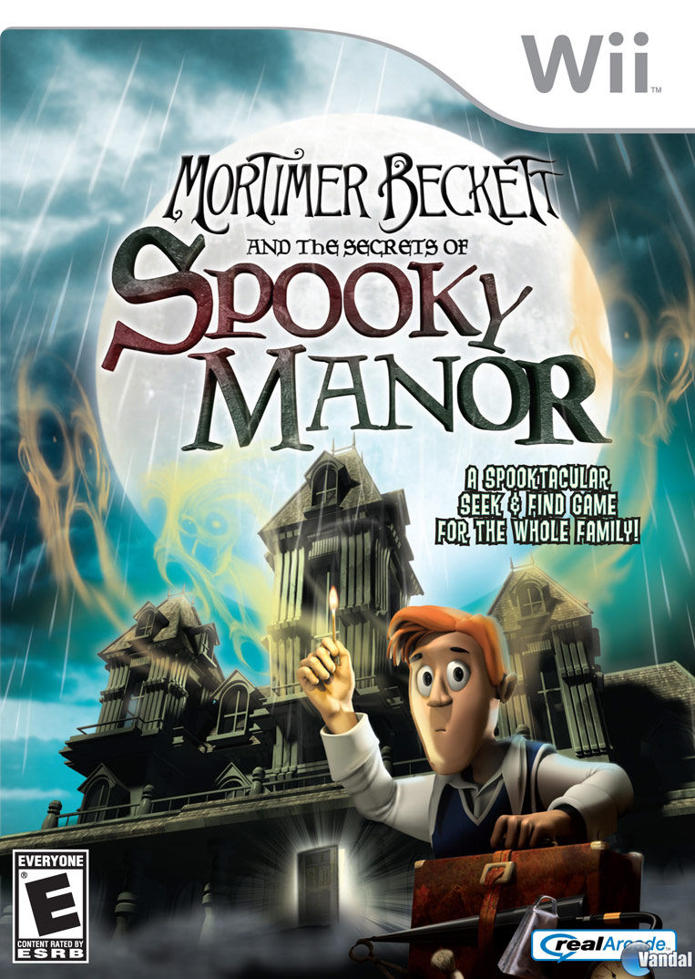Car�tula Mortimer Beckett and the Secrets of Spooky Manor Wii