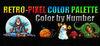 RETRO-PIXEL COLOR PALETTE: Color by Number para Ordenador
