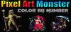 Pixel Art Monster - Color by Number para Ordenador