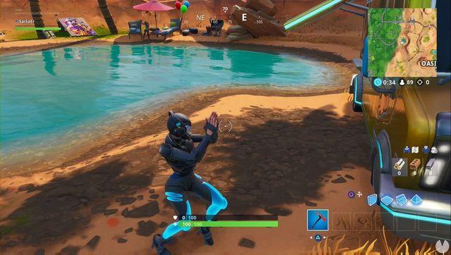 Desafio Fortnite Baila En Distintas Fiestas De La Playa - 