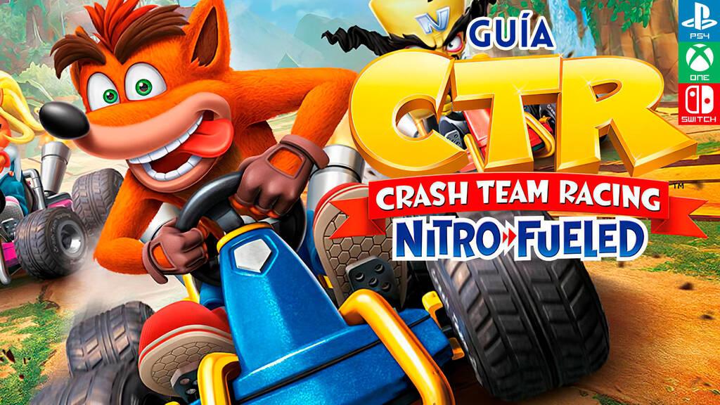 Buscar gemas Guía Crash Team Racing NitroFueled, trucos, consejos y secretos