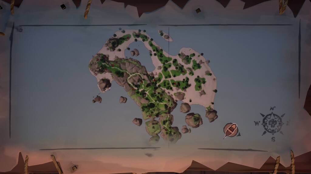 Acertijos de Mermaid's Hideaway en Sea of Thieves pinturas y