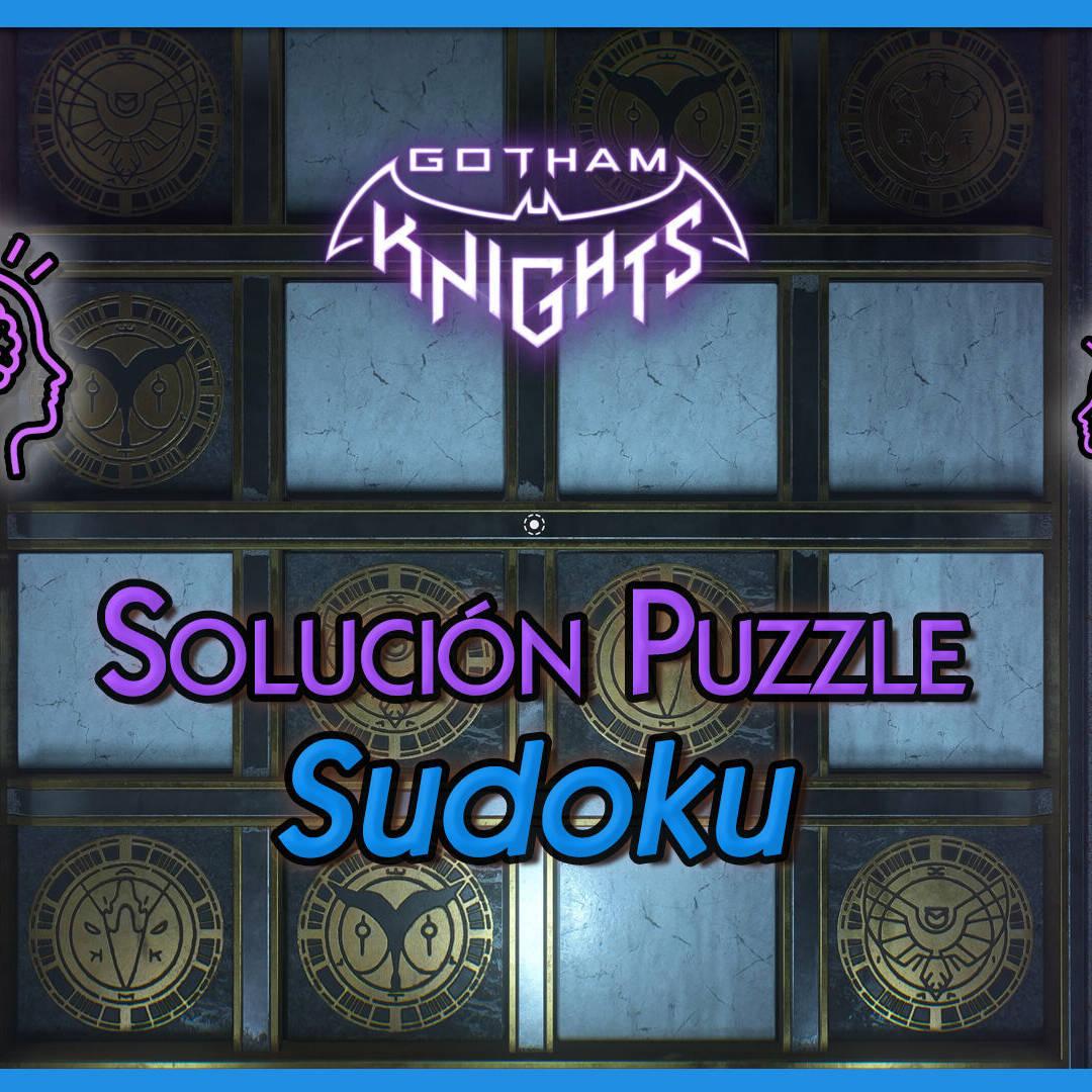 Gotham Knights Sudoku Puzzle Solution