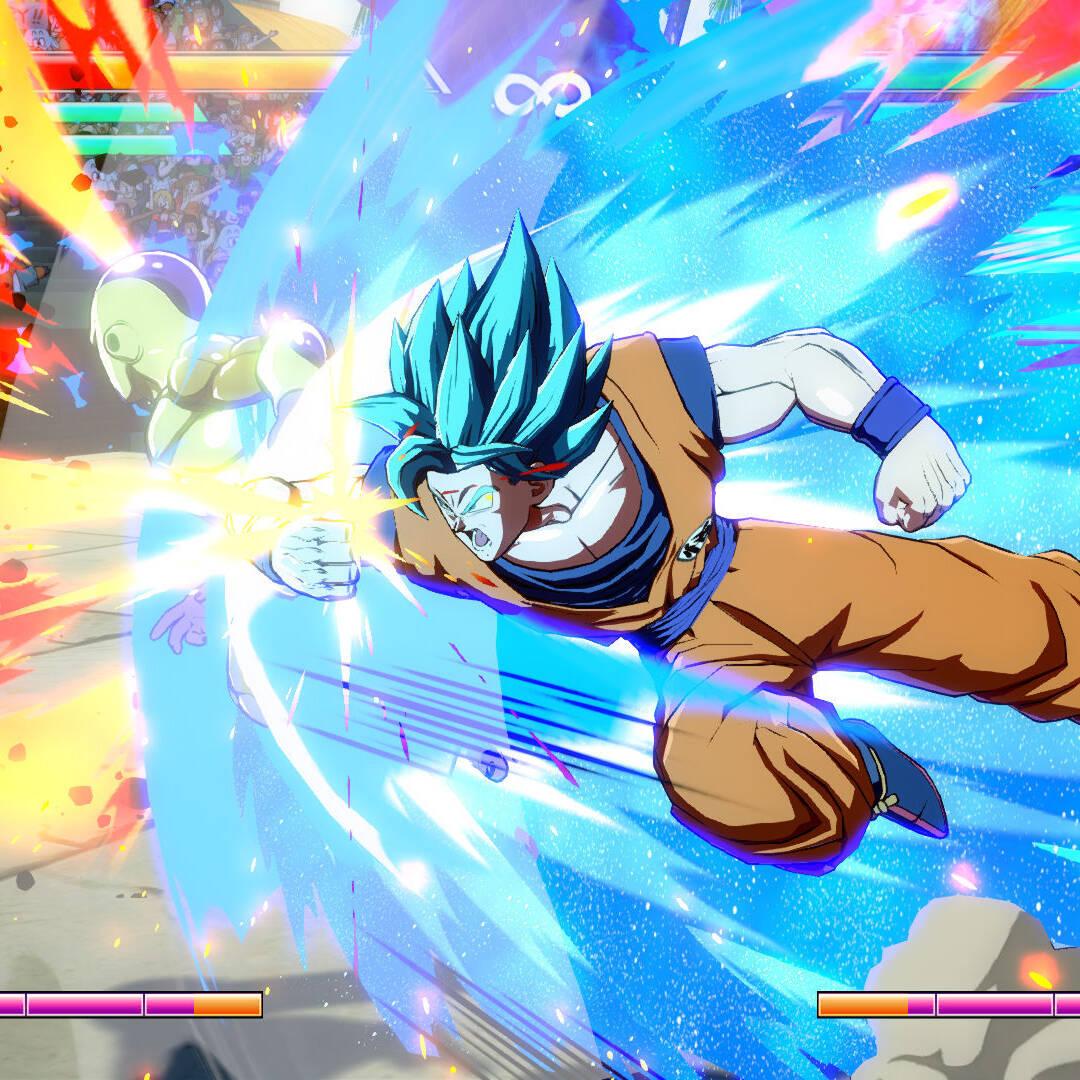 Como fazer combo 100% - Gogeta Blue - DRAGON BALL FIGHTERZ 