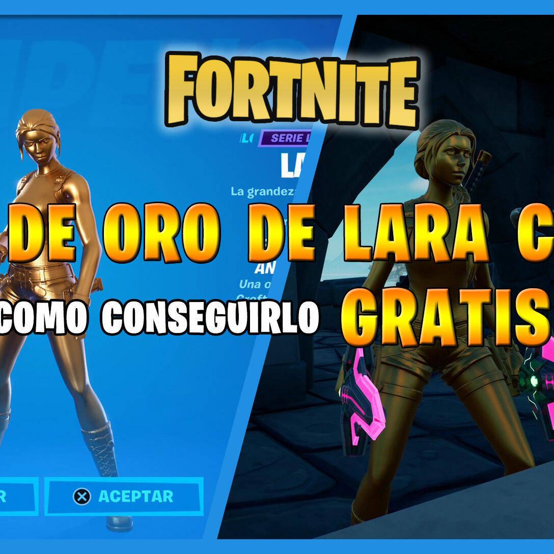 Fortnite: cómo conseguir el skin de oro de Lara Croft