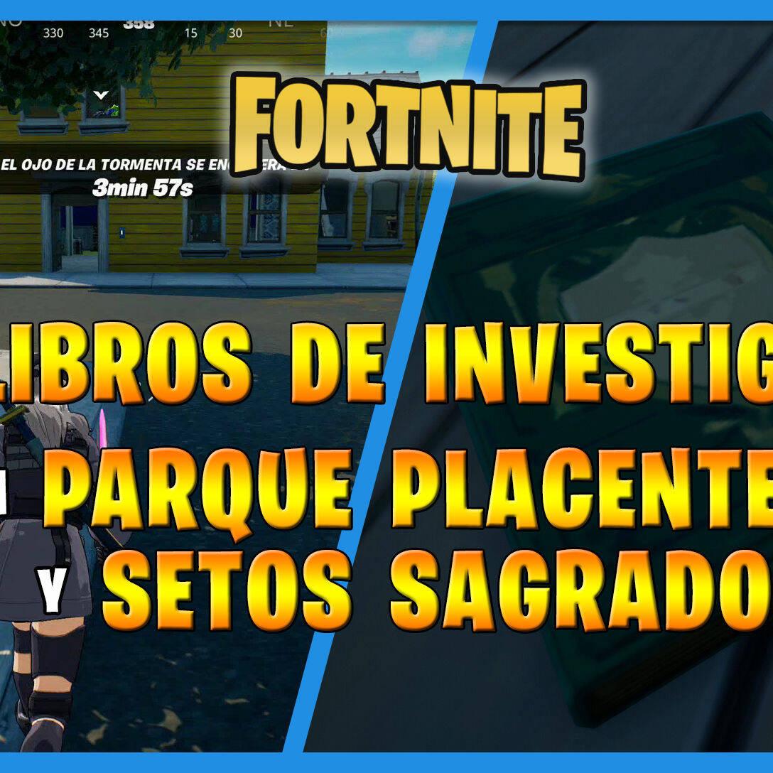 Fortnite: dónde encontrar libros en Setos Sagrados y Parque Placentero