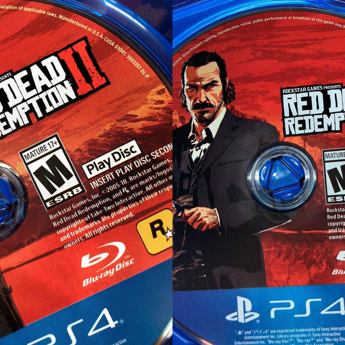 Versão física de Red Dead Redemption 2 vem com dois discos