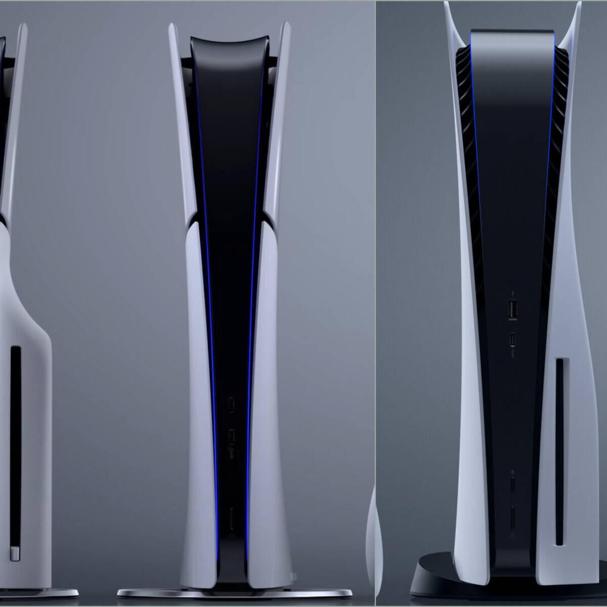 PlayStation 5 Slim comparada con PlayStation 5 en imágenes