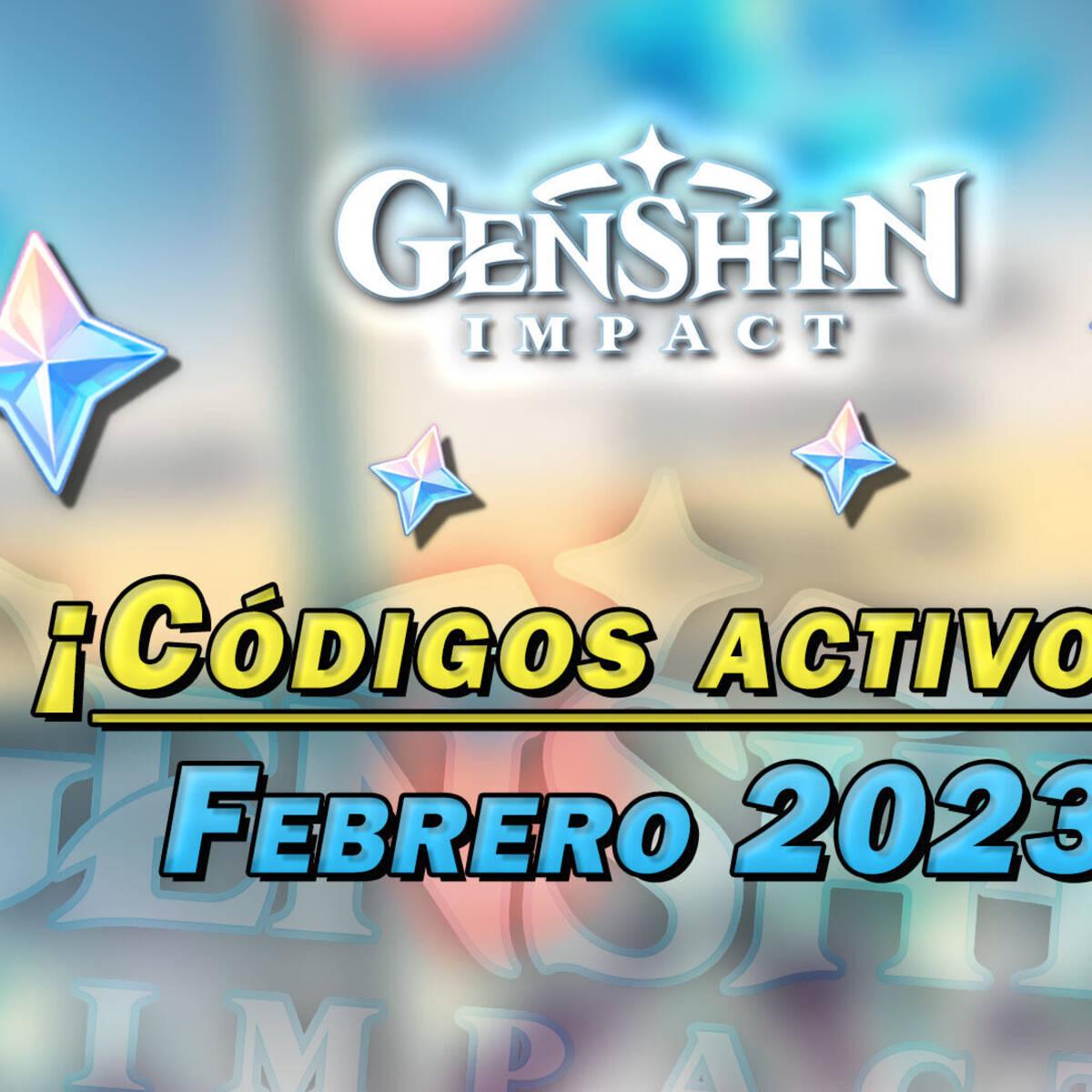 CÓDIGOS DE PROTOGEMAS GENSHIN IMPACT 3.4 ENERO 2023 