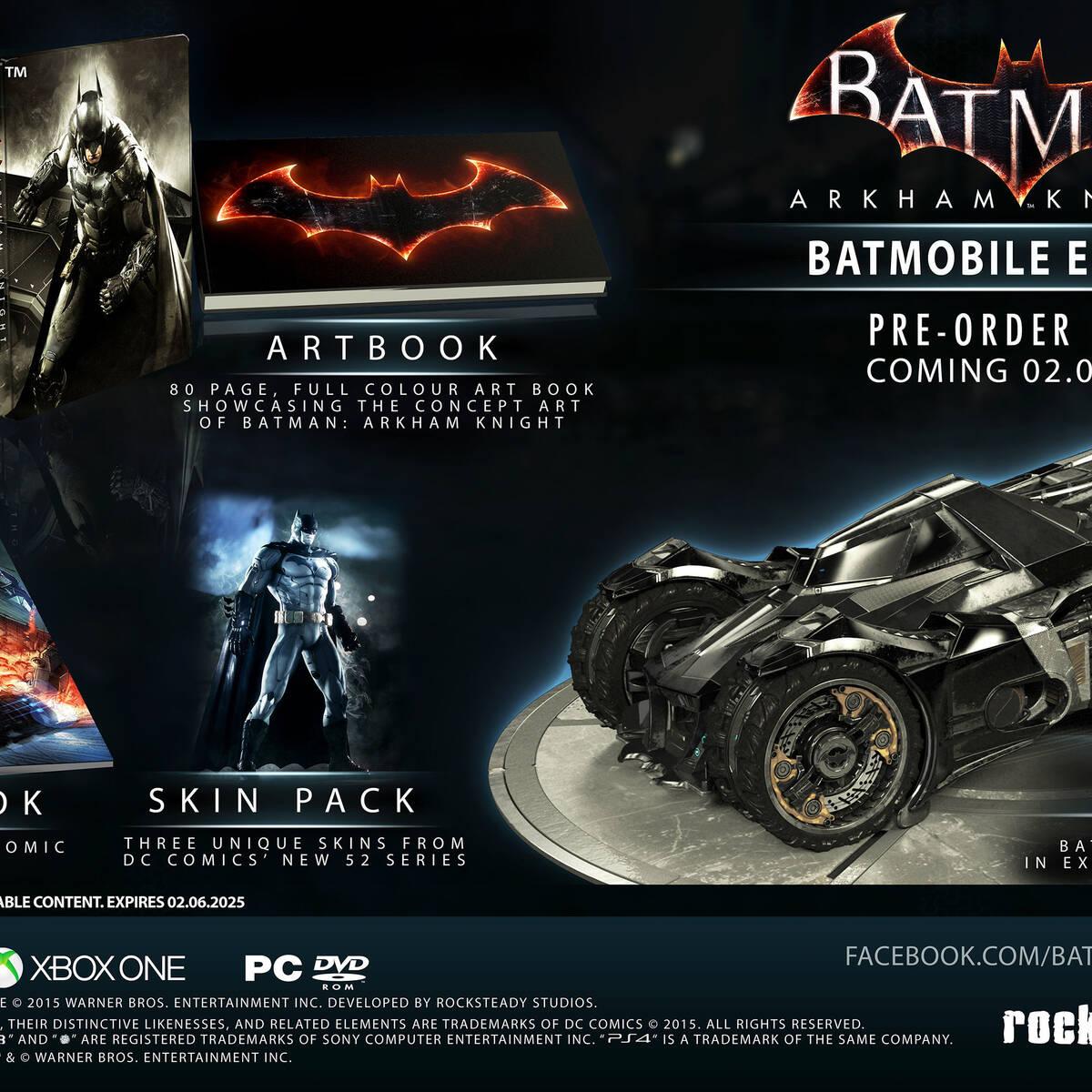 Warner Bros. cancela la edición de Batman: Arkham Knight con una figura del  Batmóvil - Vandal