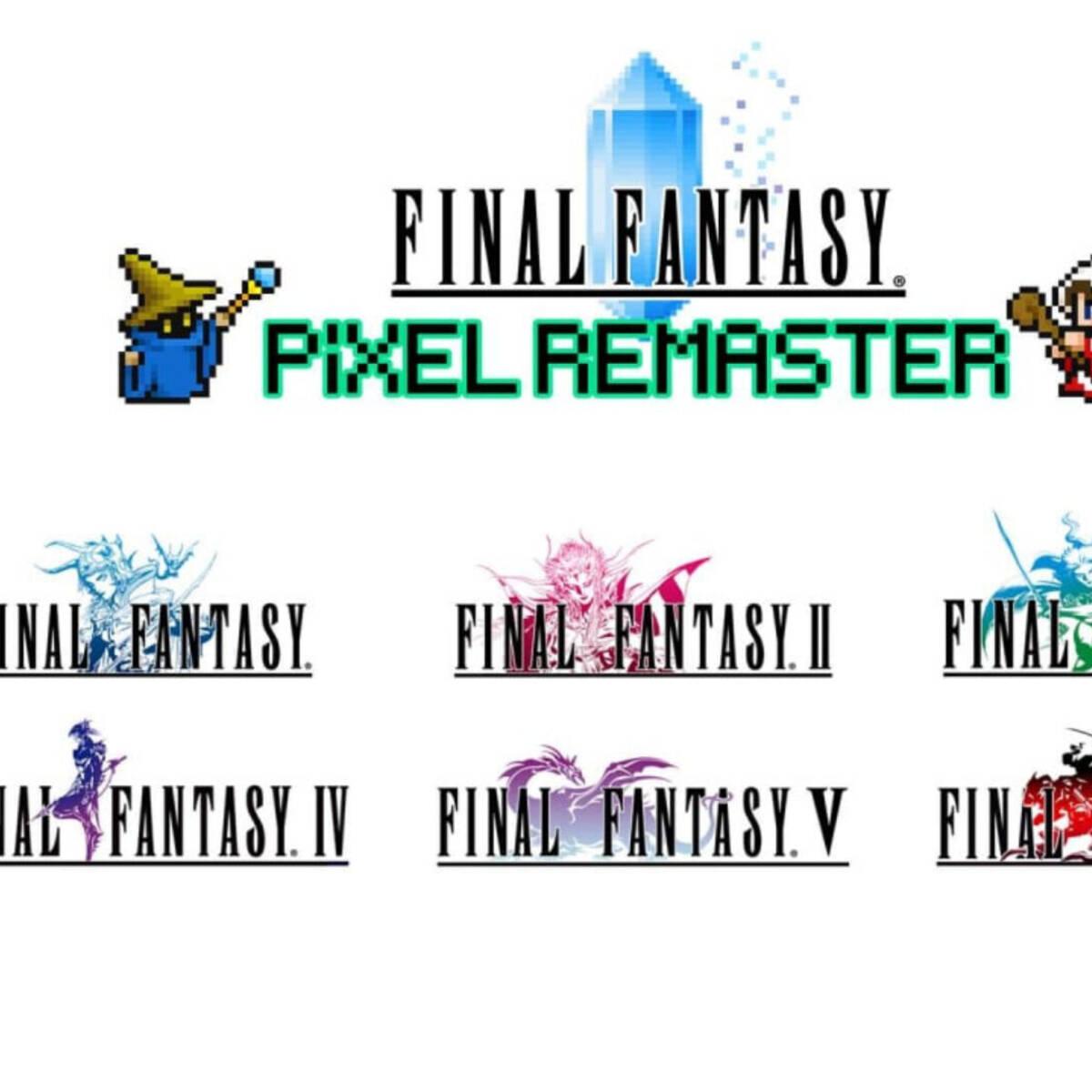 Final Fantasy Pixel Remaster para PS4 y Switch llega en primavera de 2023
