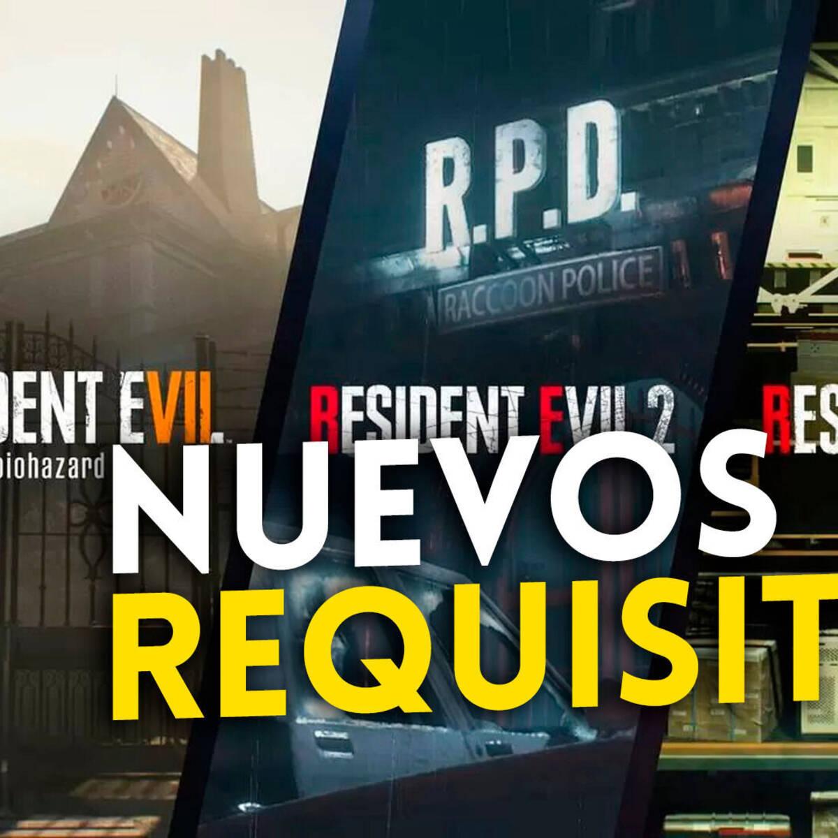 Resident Evil 2 Remake, 3 Remake y 7 se actualizan en PC cambiando sus  requisitos mínimos - Vandal