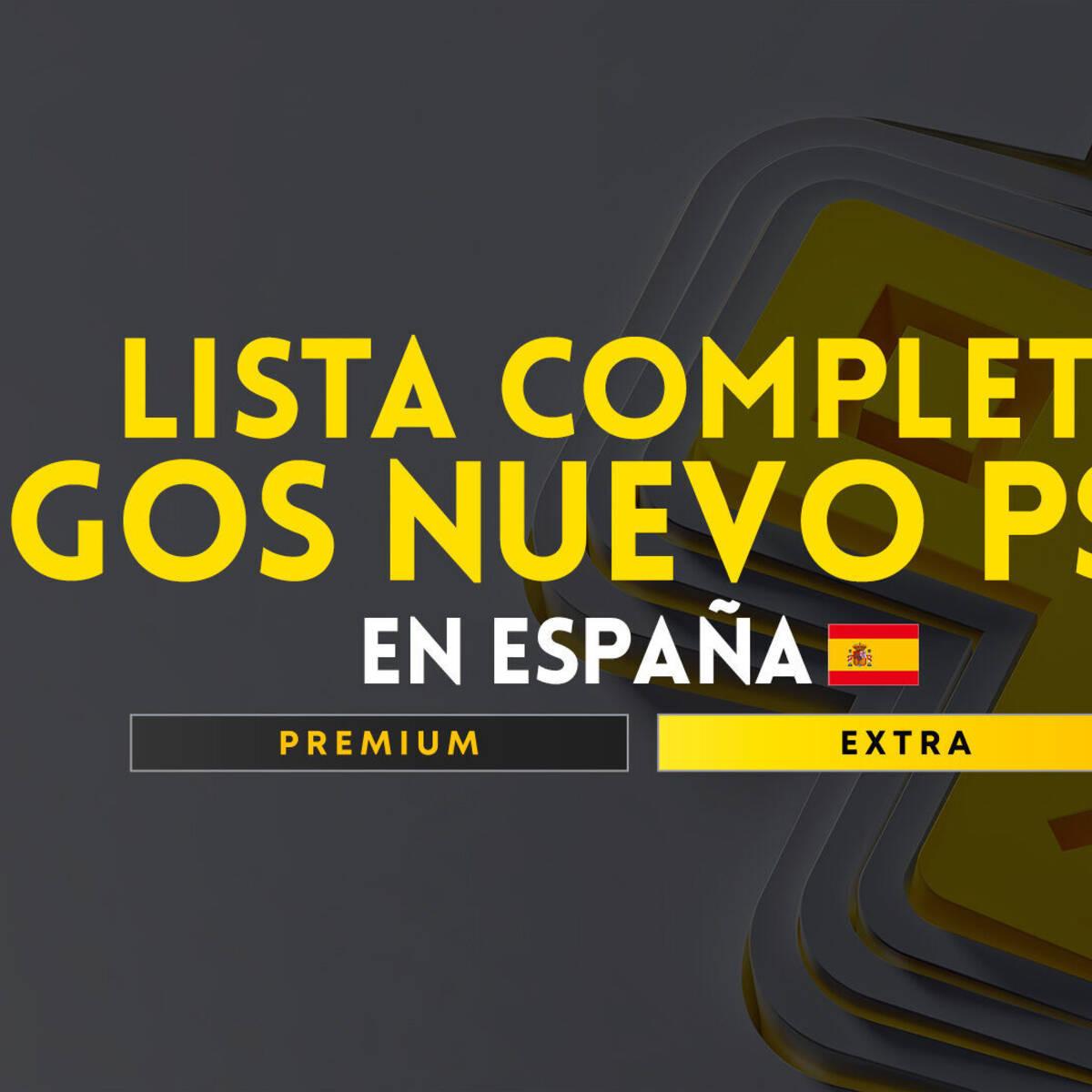 Esta es la lista completa de juegos del nuevo PS Plus en España