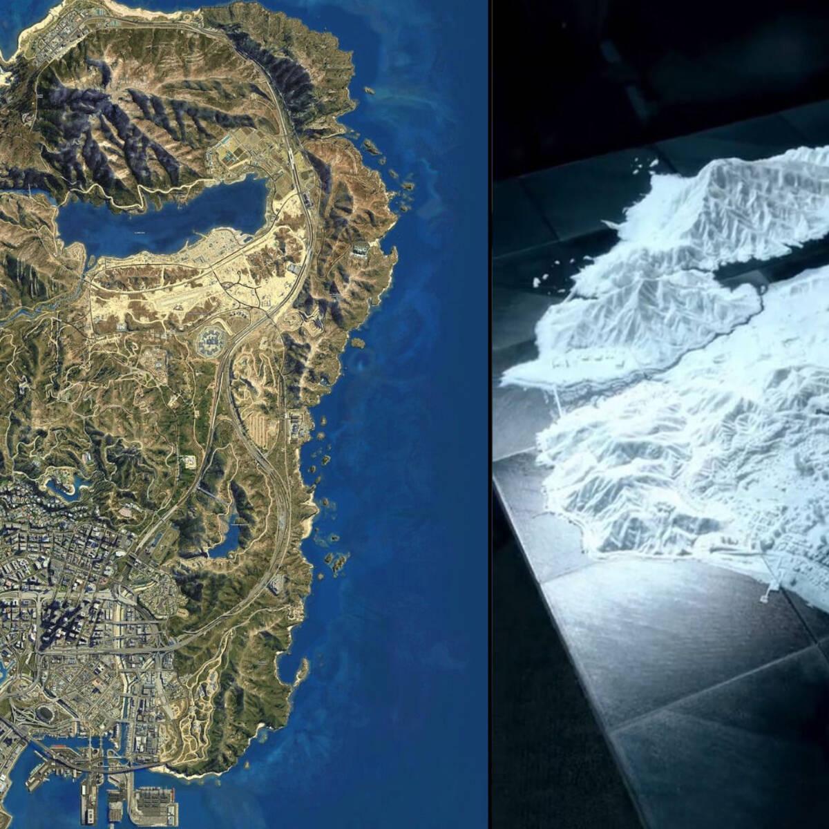 Invierte 400 horas en hacer este increíble mapa 3D de GTA 5