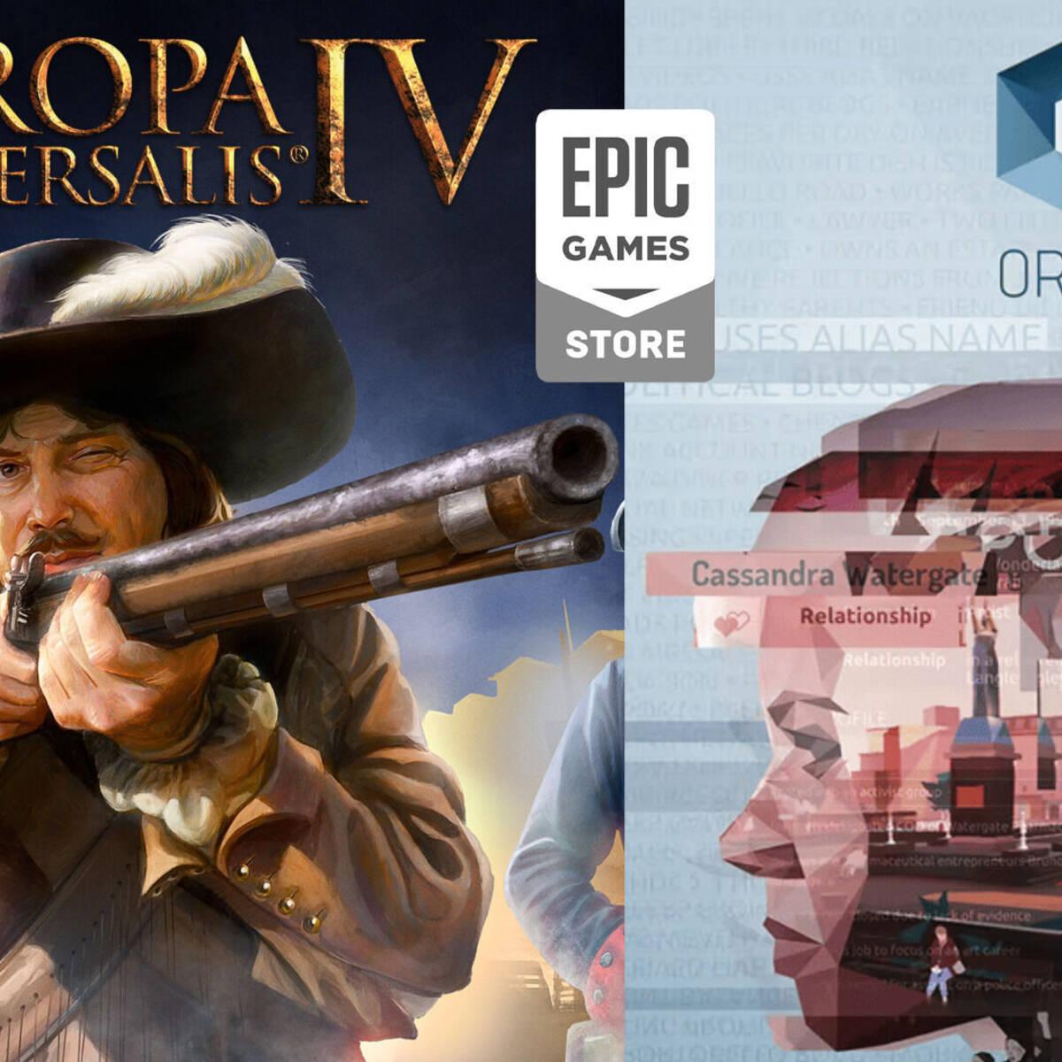 Europa Universalis IV e Orwell: Keeping An Eye On You são os jogos grátis  da semana na Epic Games Store - GameBlast