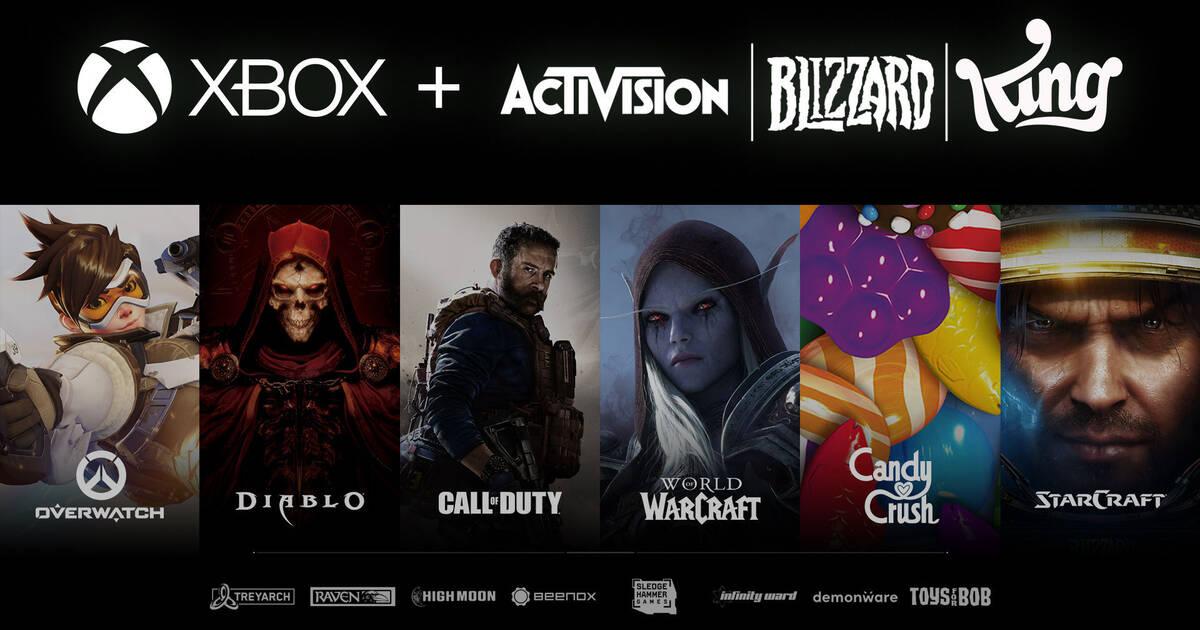 Microsoft extendería el acuerdo de 10 años a todos los juegos de Activision Blizzard