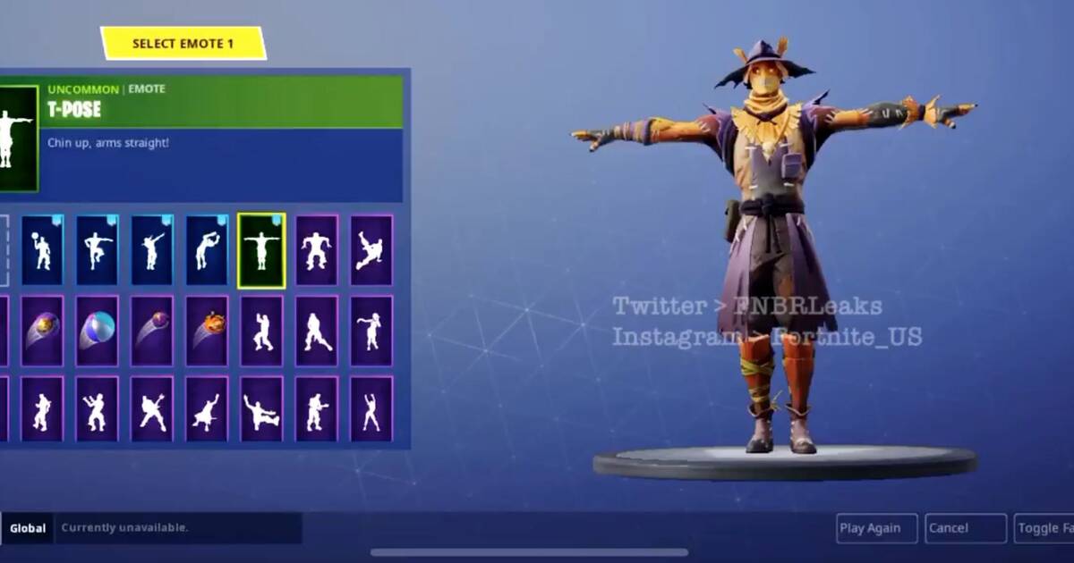 Fortnite Shock Emote Una Filtracion Desvela La Llegada Del Emote T Pose A Fortnite Vandal