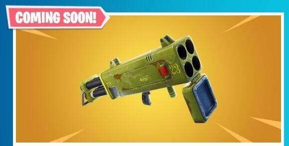 El lanzador cuádruple de Fortnite podría llegar esta semana al juego