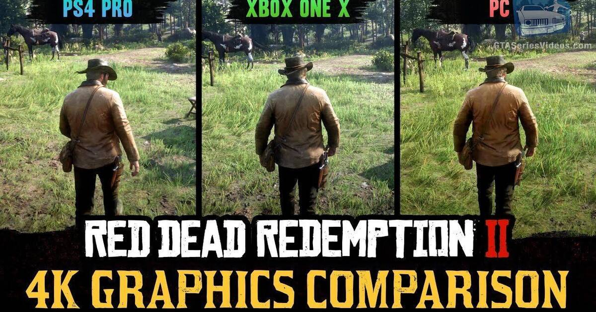 relajarse Deseo vaso Red Dead Redemption 2: Comparan sus gráficos en PC, PS4 y Xbox One X -  Vandal