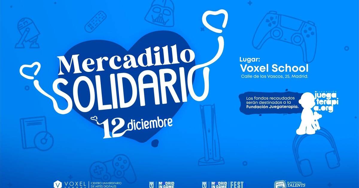PlayStation España y Juegaterapia organizarán un mercadillo solidario en Madrid - Vandal
