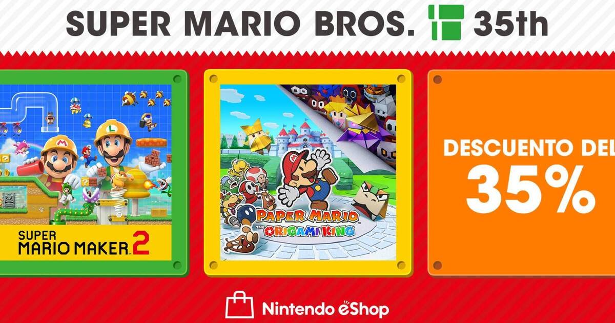 Ofertas Nintendo Switch Super Mario Maker 2 Paper Mario Y Juegos De Square Enix Vandal