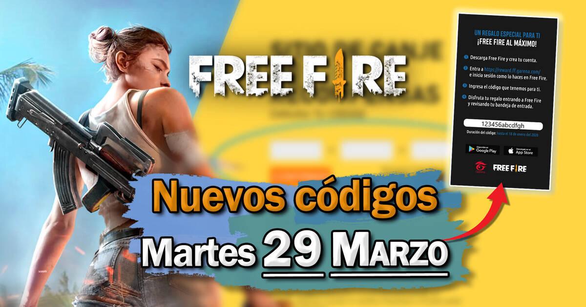 Garena Free Fire: Códigos para hoy martes 29 de marzo de 2022 - Recompensas  gratis - Vandal