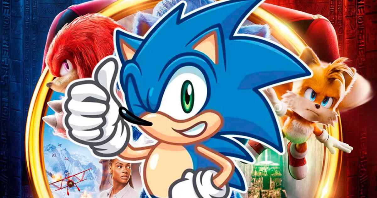 diseño bandera nacional agitación Paramount está encantada con el debut de Sonic 2 La Película, número 1 en  cines de España - Vandal