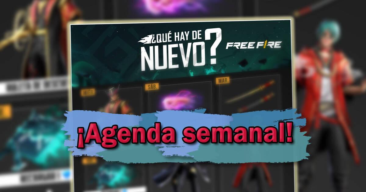 Free Fire Agenda Semanal Del Al De Abril Hiperlibro Y Torre K O Vandal