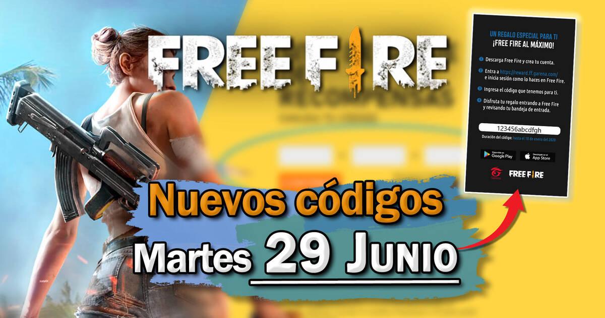 Free Fire Códigos para hoy martes 29 de junio de 2021 gratis Vandal Free Fire Códigos para hoy martes 29 de junio de 2021 gratis Vandal