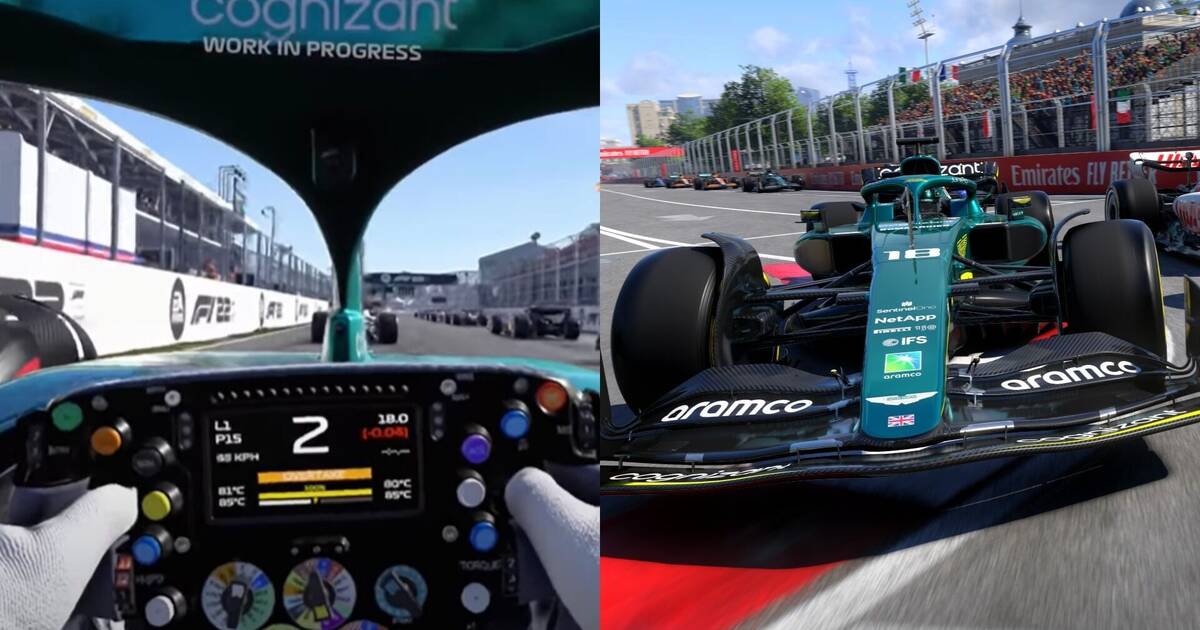 Así se siente F1 2022 en realidad virtual a Martin AMR22 - Vandal