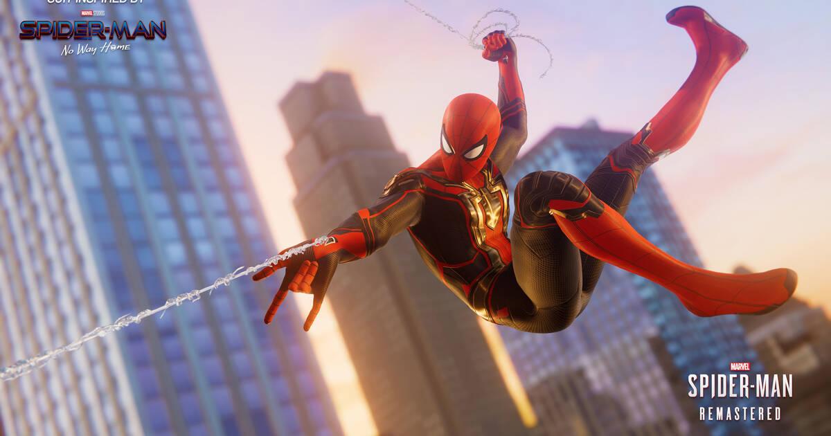 Marvel's Spider-Man: Remastered recibirá gratis dos trajes de Spider-Man: No  Way Home - Vandal