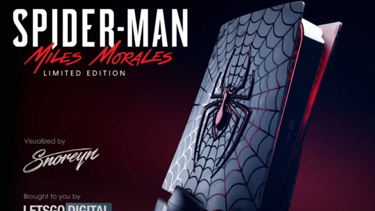 Un artista ha creado esta PS5 con un diseño brutal inspirado en Marvel's  Spider-Man: Miles Morales