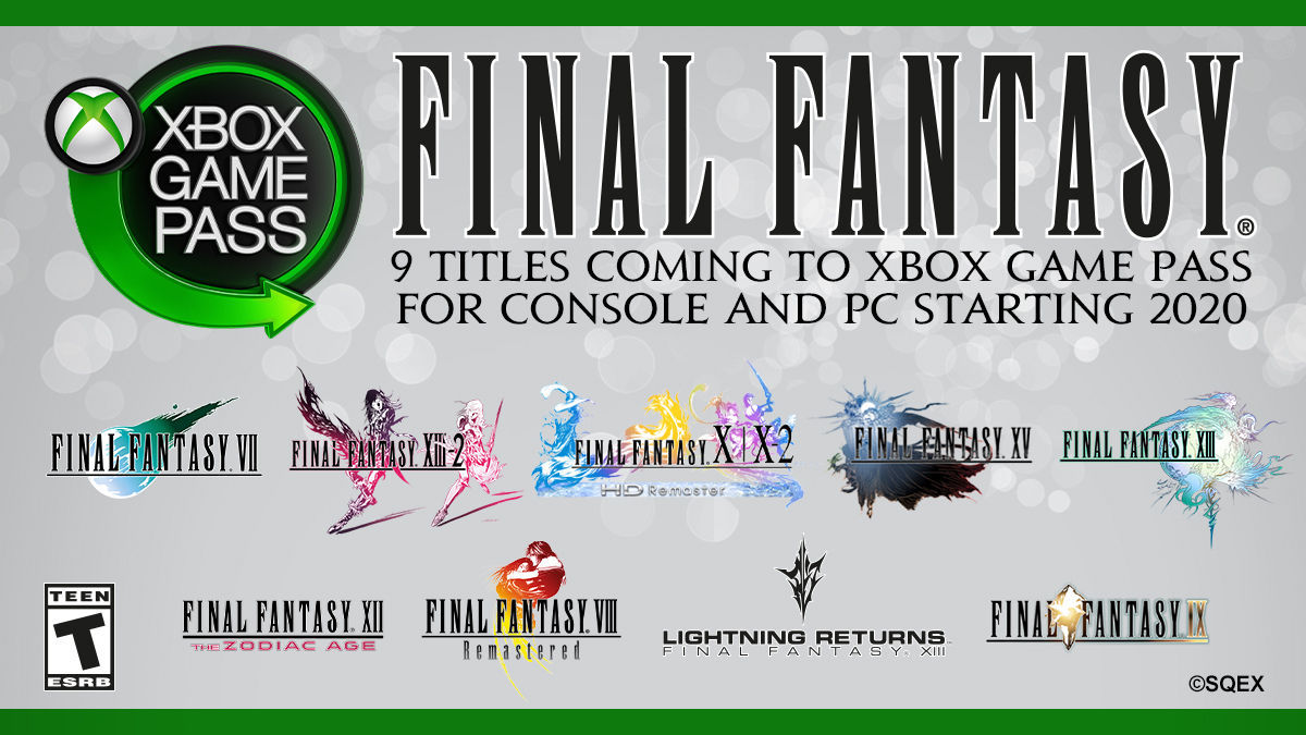 final fantasy on game pass