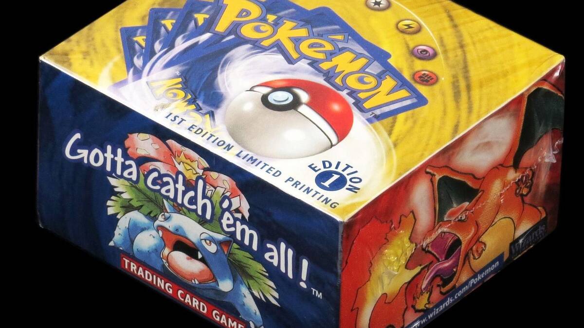 Venden una caja de cartas Pokémon de 1ª generación por 400.000 dólares 