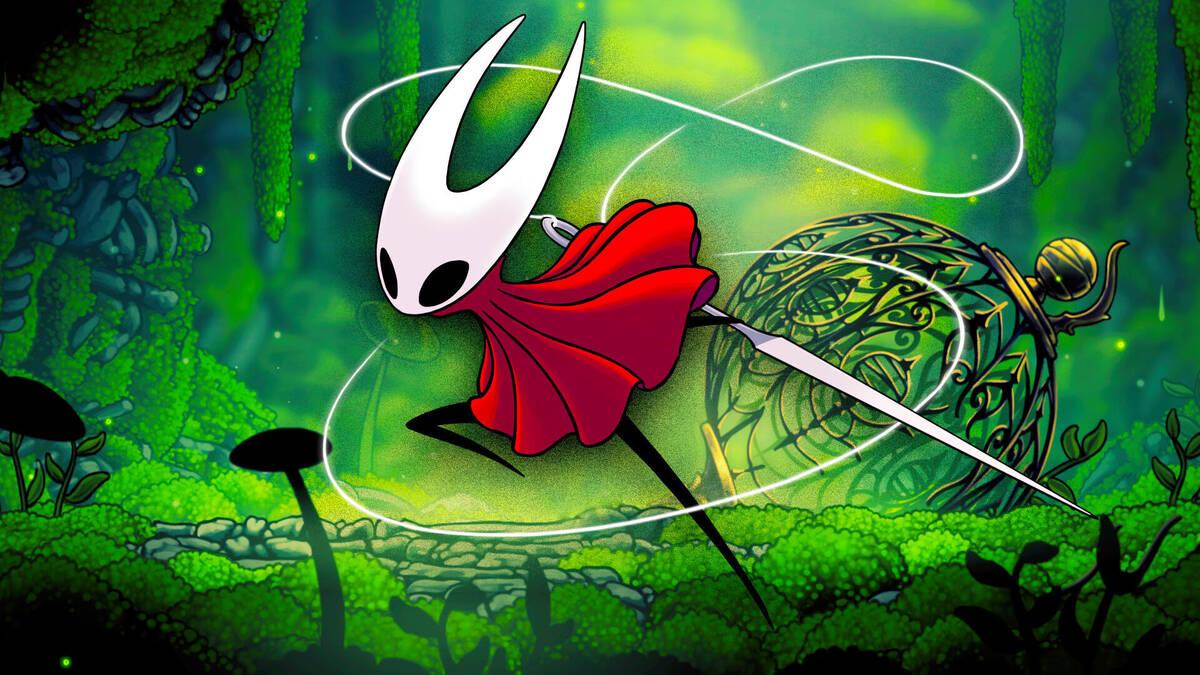 Menú principal de Hollow Knight Silksong mostrando a Hornet