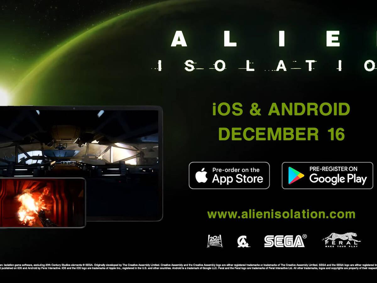 Alien: Isolation llegará a dispositivos móviles iOS y Android el 16 de  diciembre - Vandal