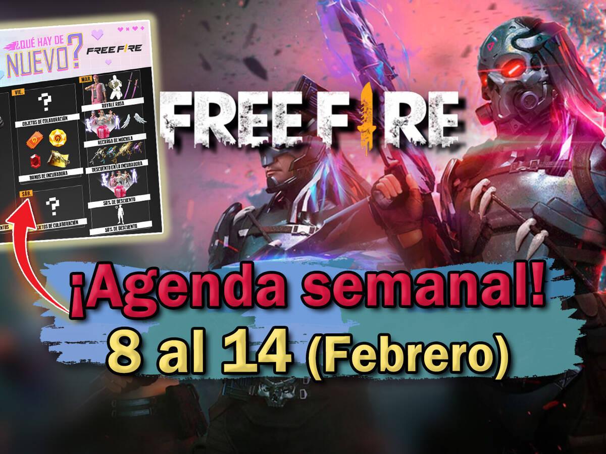 Gaming: Agenda semanal de Free Fire del 8 al 14 de marzo 2023