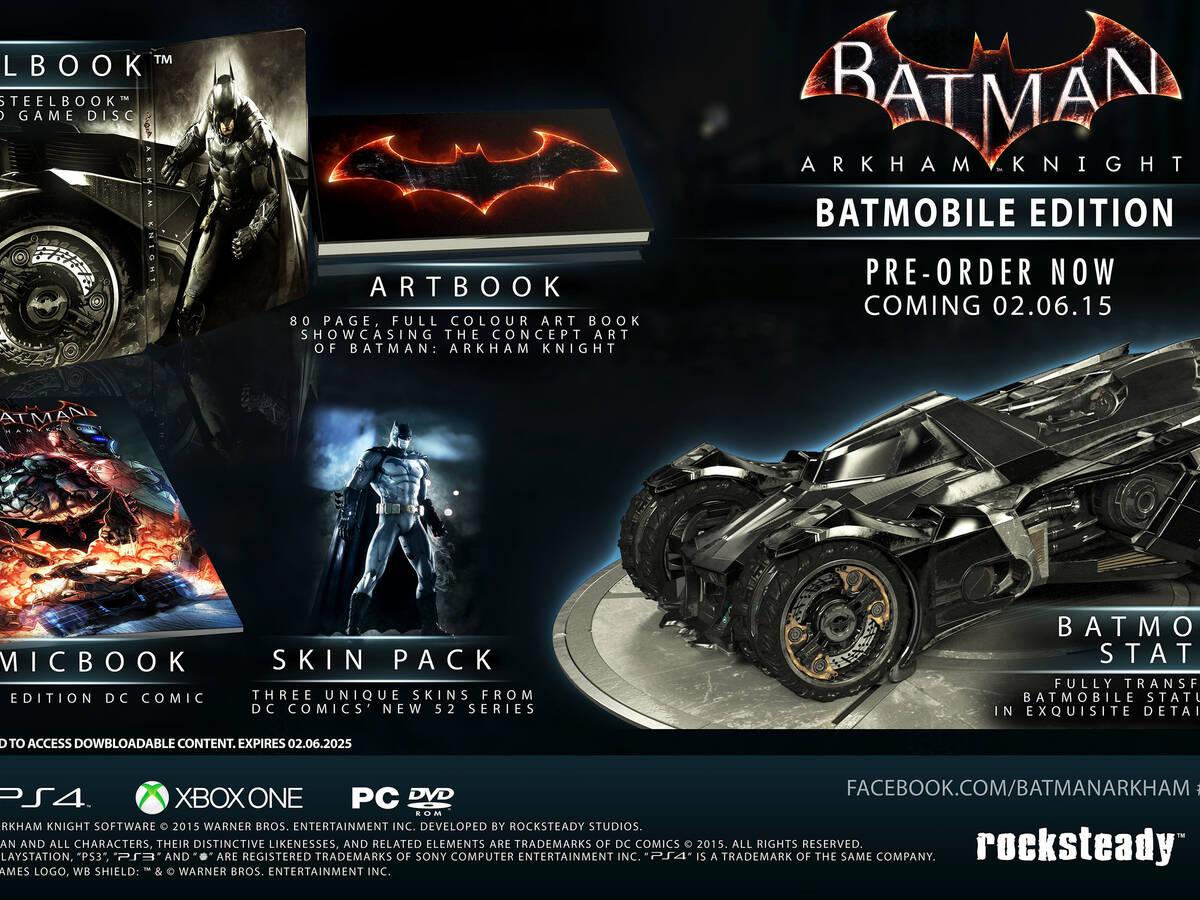 Warner Bros. cancela la edición de Batman: Arkham Knight con una figura del  Batmóvil - Vandal