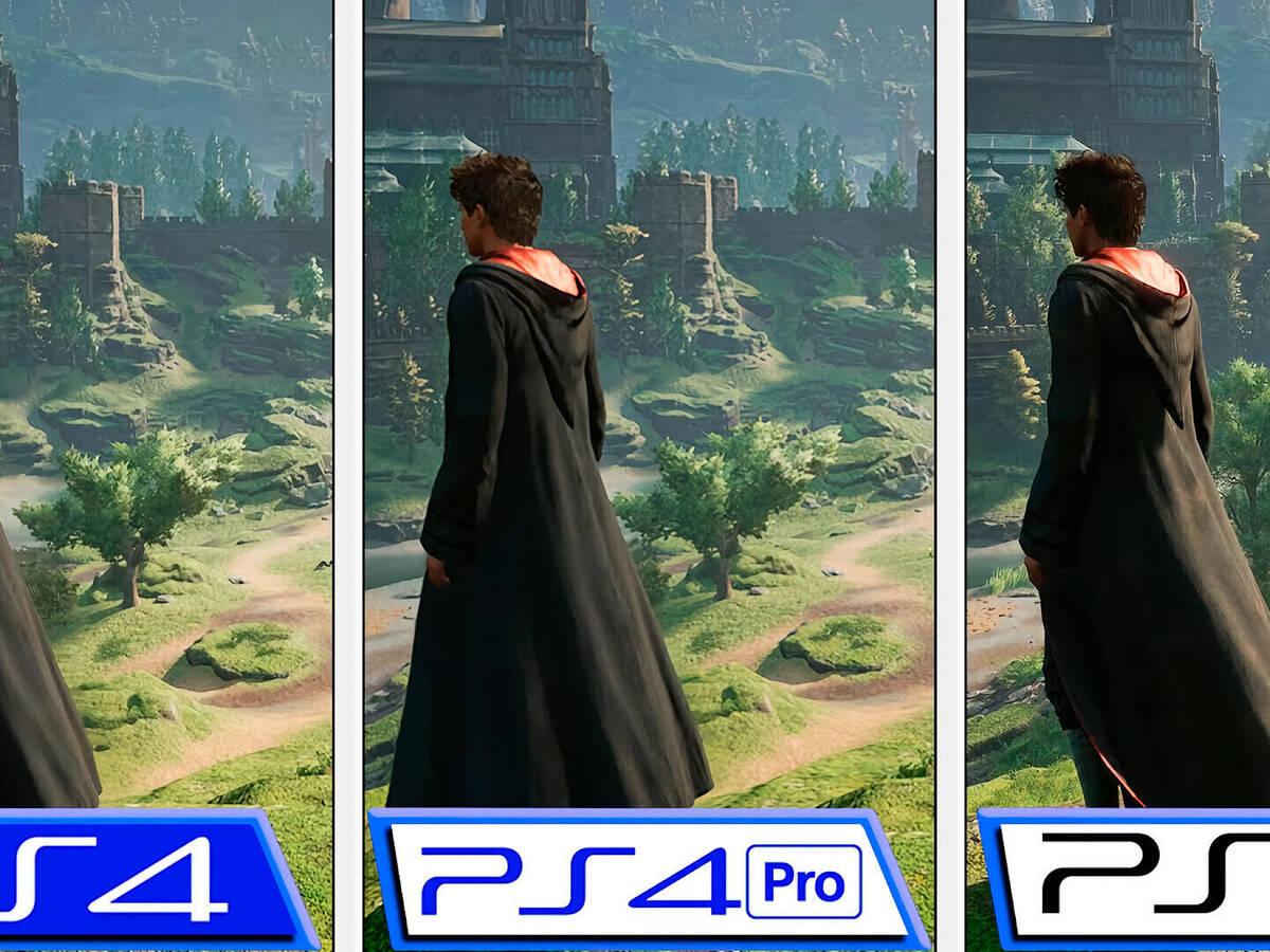 Comparativa gráfica de Hogwarts Legacy en PS4, PS4 Pro y PS5, así