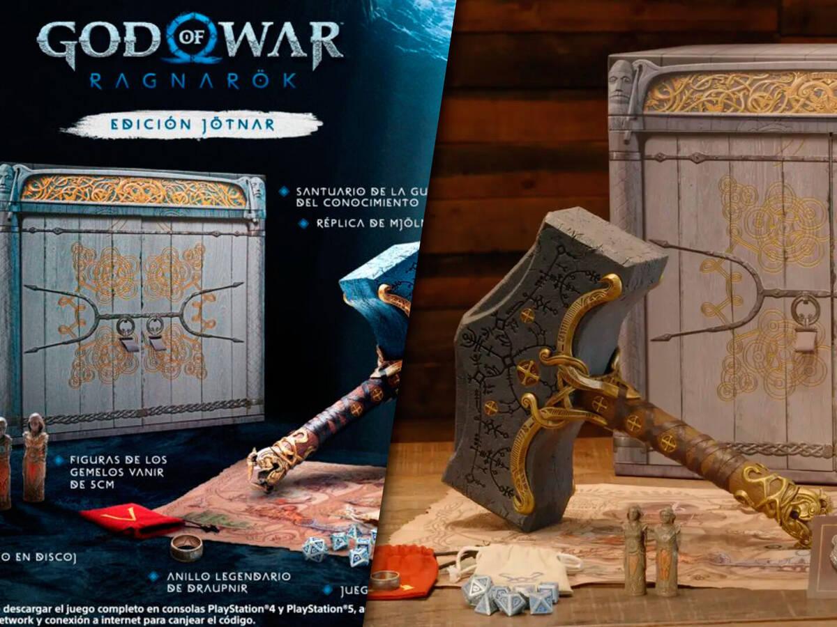 Así es la edición coleccionista de God of War: Ragnarok con martillo de  Thor incluido - Vandal